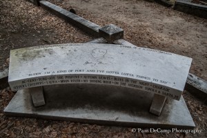 Johnny Mercer memorial bench
