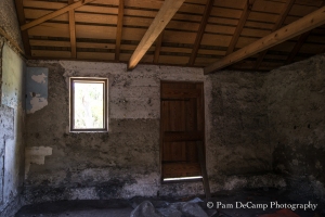 Inside a tabby shack