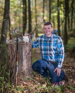 Nelson and his deer scull
